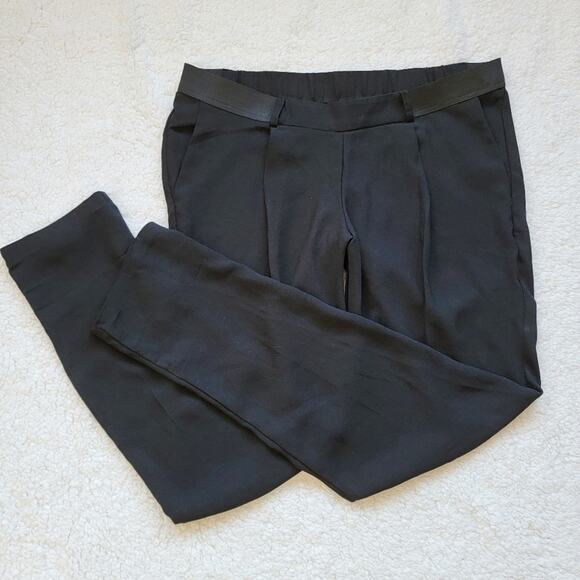 ASOS Pants - ASOS Black Slim Straight Leg Pull On Pants